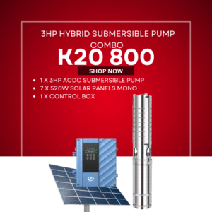 3HP HYBRID SUBMERSIBLE PUMP COMBO