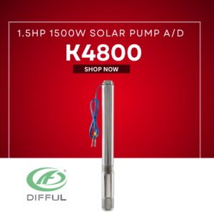 TON 1.5HP-1100W Solar Pump A/D