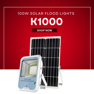 100W Solar Flood Light