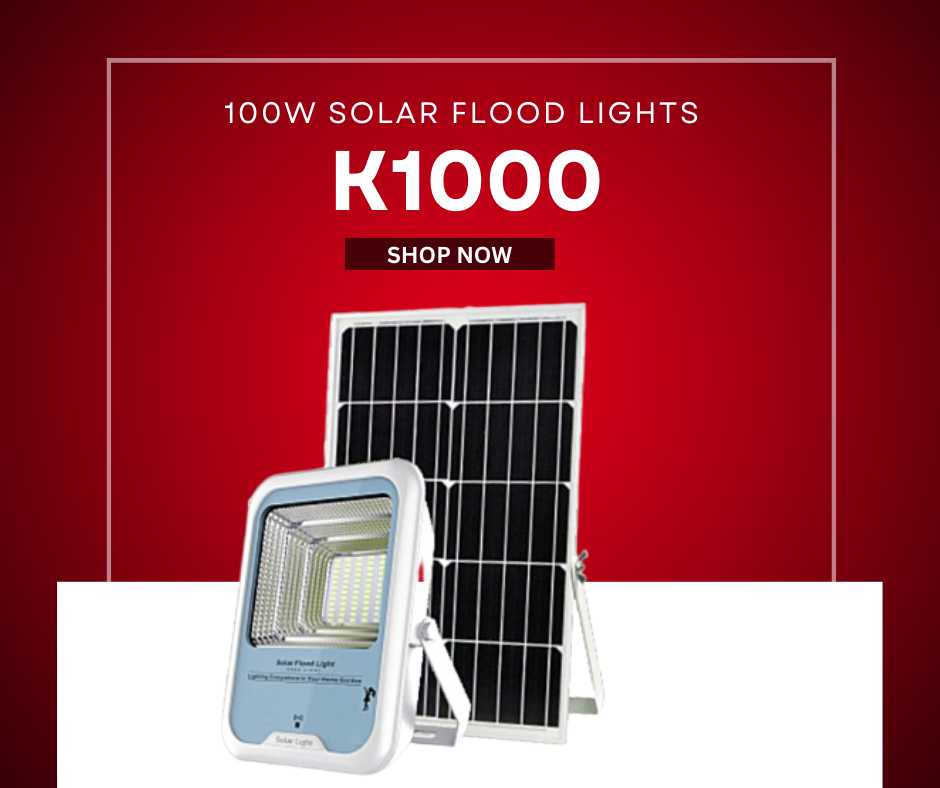 100W Solar Flood Light