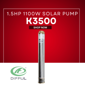 1.5HP (1100W) DAFUL SOLAR PUMP
